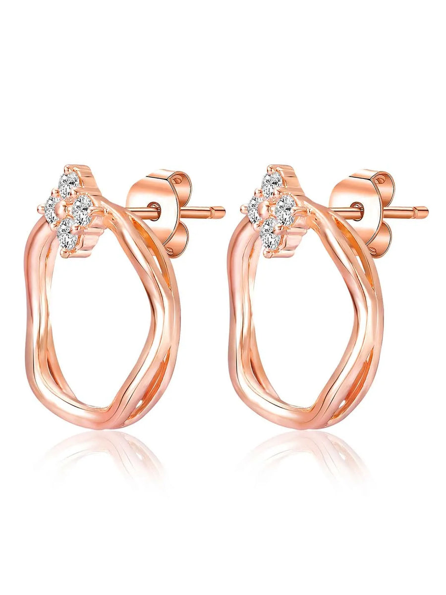 Halo Stud Earrings – Radiant Jewelry by Peora

