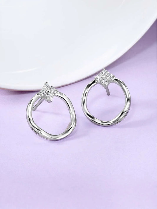 Halo Stud Earrings – Radiant Jewelry by Peora

