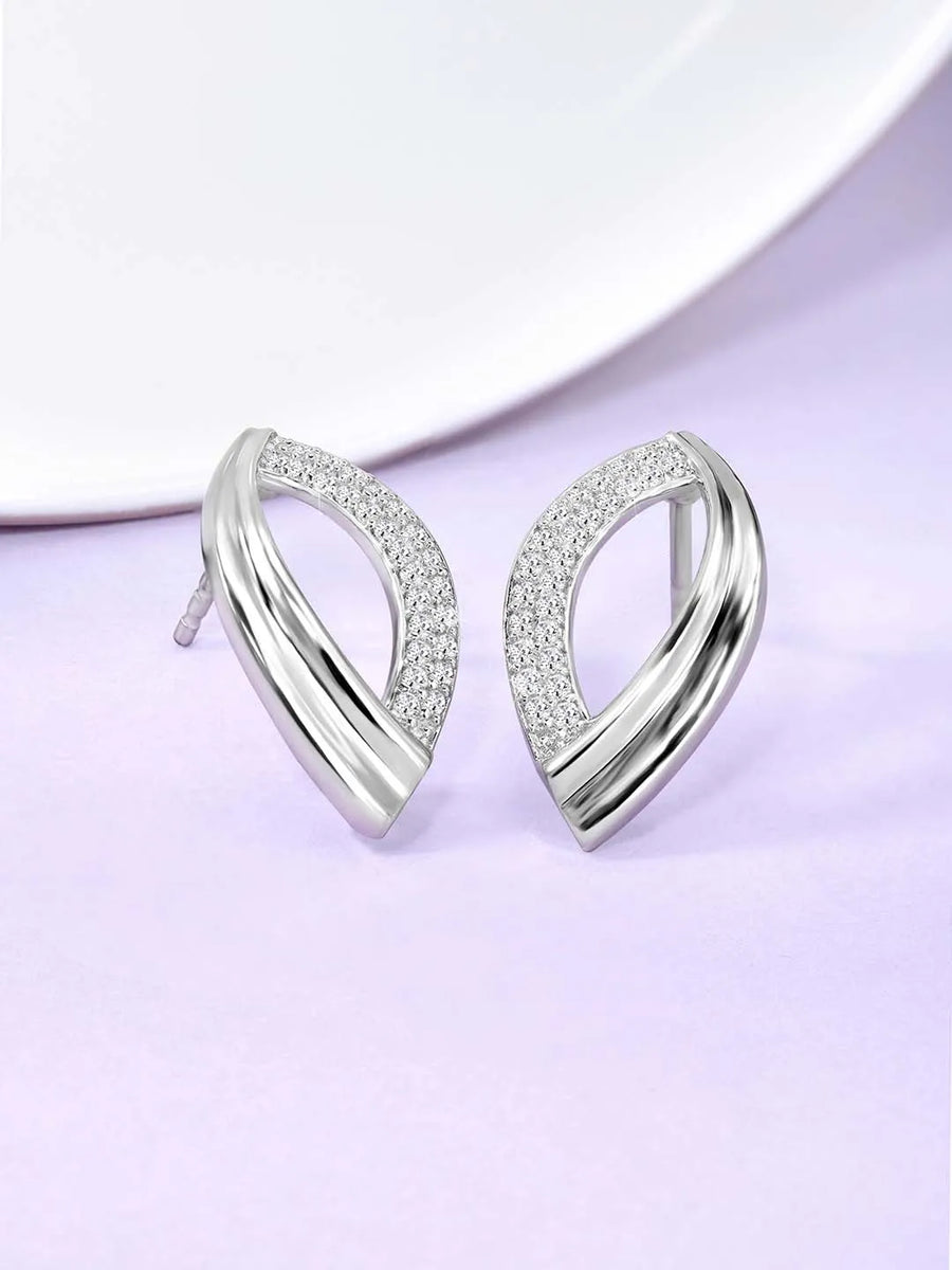 Frost Stud Earrings – Cool & Elegant Jewelry by Peora

