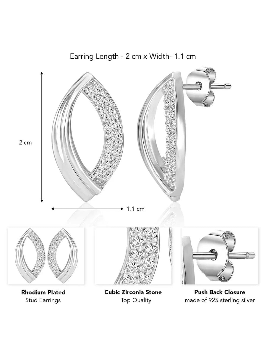 Frost Stud Earrings – Cool & Elegant Jewelry by Peora

