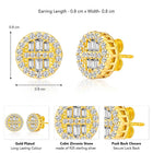 Sparkle Stud Earrings – Dazzling Jewelry by Peora

