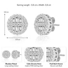 Sparkle Stud Earrings – Dazzling Jewelry by Peora

