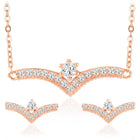 Elegance CZ Pendant Set – Refined Fashion Jewellery by Peora

