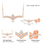 Elegance CZ Pendant Set – Refined Fashion Jewellery by Peora

