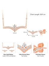 Timeless Elegance CZ Pendant Set