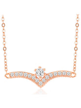 Timeless Elegance Rose Gold CZ Pendant Set