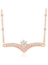 Timeless Elegance Rose Gold CZ Pendant Set