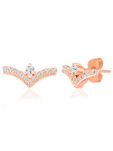 Timeless Elegance Rose Gold CZ Pendant Set