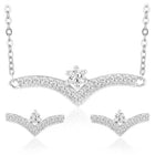 Elegance CZ Pendant Set – Refined Fashion Jewellery by Peora

