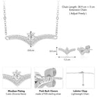 Elegance CZ Pendant Set – Refined Fashion Jewellery by Peora

