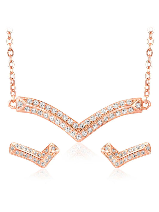 Radiance CZ Pendant Set – Dazzling Fashion Jewellery by Peora

