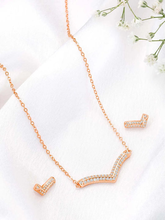 Radiance CZ Pendant Set – Dazzling Fashion Jewellery by Peora

