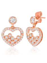 Romantic Radiance Rose Gold CZ Pendant Set