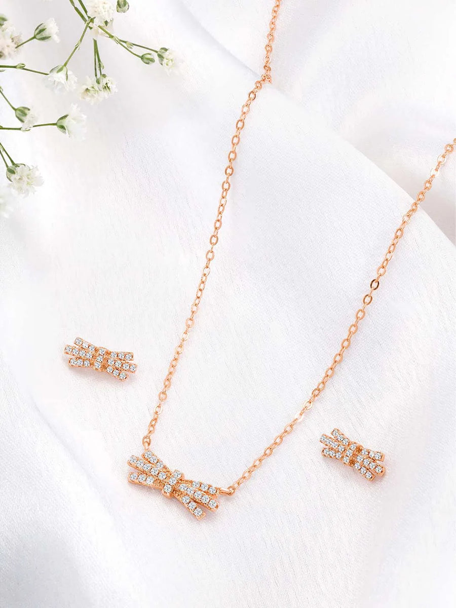 CZ Pendant Set – Sparkling Fashion Jewellery by Peora

