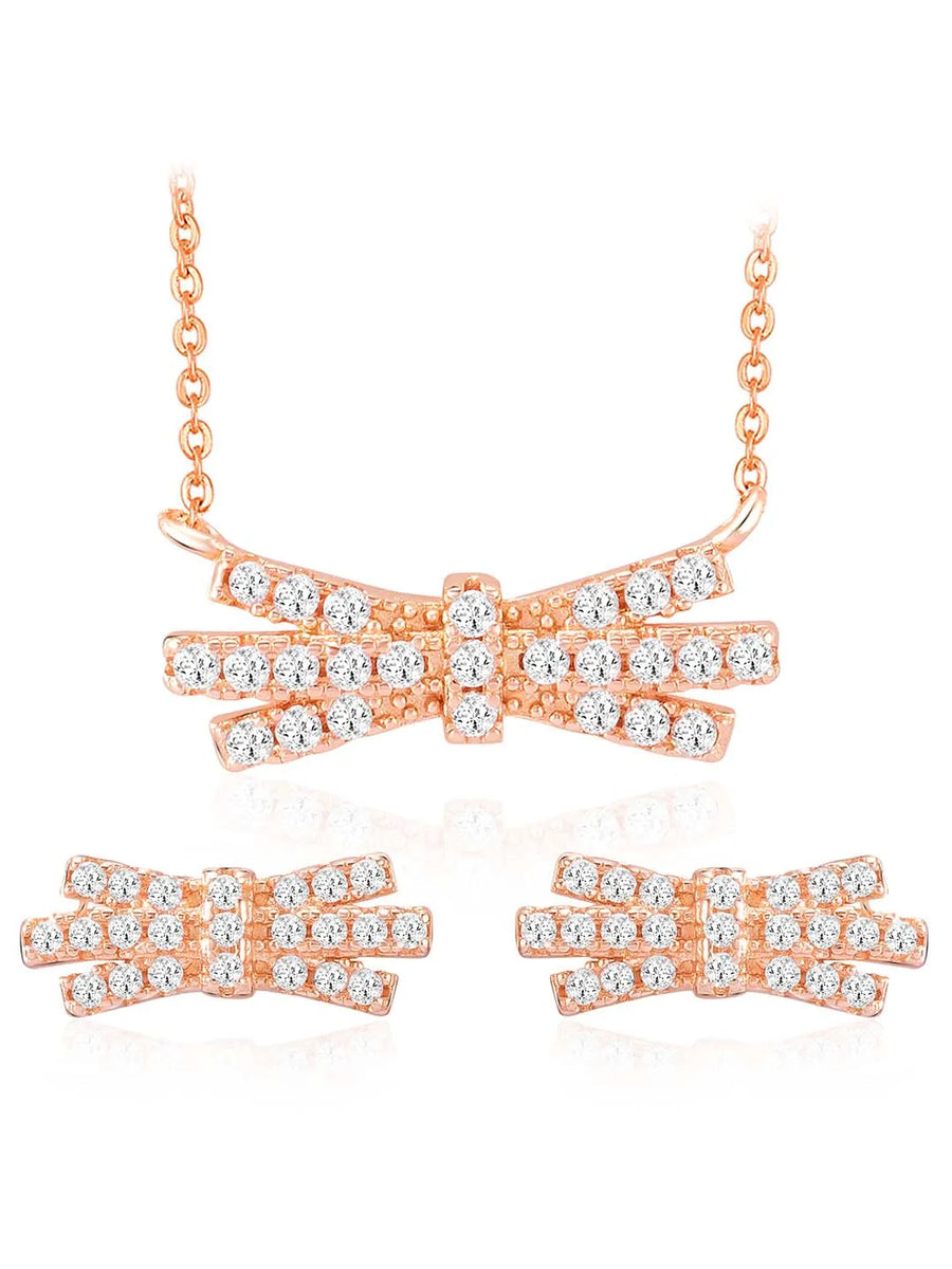 CZ Pendant Set – Sparkling Fashion Jewellery by Peora

