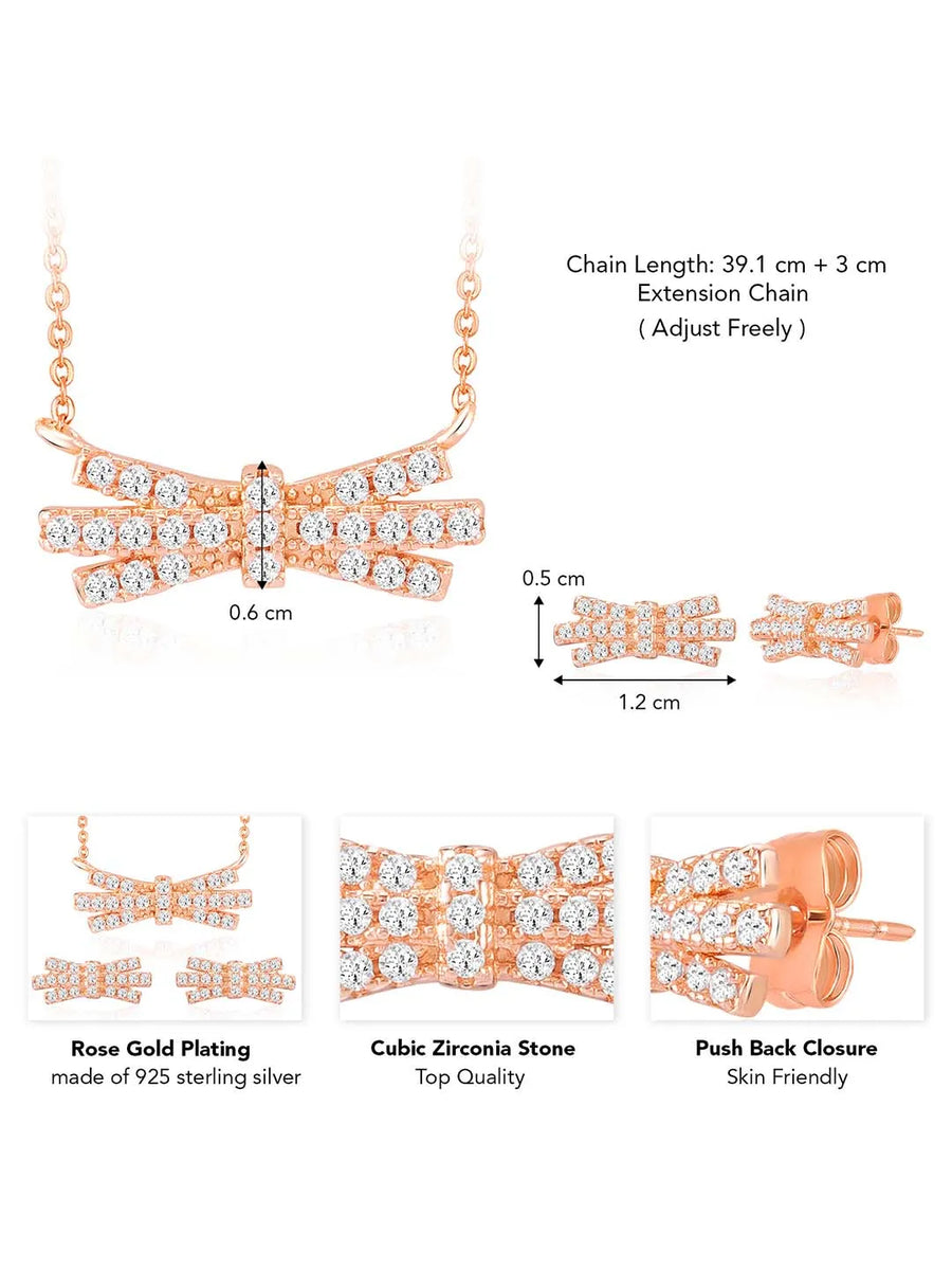 CZ Pendant Set – Sparkling Fashion Jewellery by Peora


