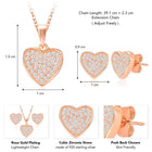 Grace CZ Pendant Set – Sophisticated Fashion Jewellery by Peora

