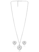 Classic Romance Silver Pendant Set