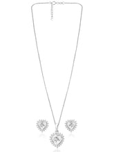 Classic Romance Silver Pendant Set