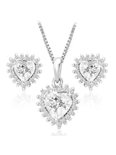 Classic Romance Silver Pendant Set