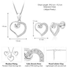 Designer Pendant Set for Women | Peora Jewellery