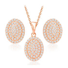 CZ Pendant Set by Peora | Sparkling Elegance for Every Occasion