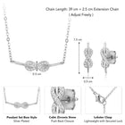 Infinite Charm CZ Pendant Set