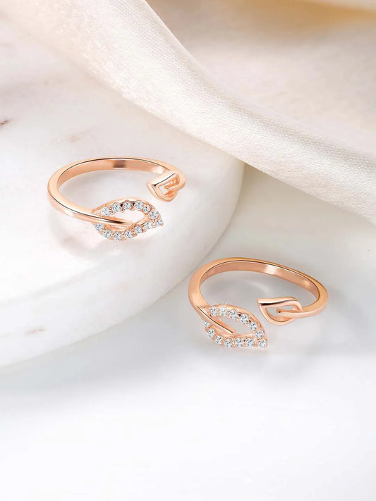 Floral Toe Rings for Women | Elegant Floral Foot Jewellery by Peora

