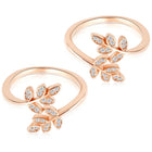 Petals CZ Toe Rings | Delicate Floral Foot Jewellery by Peora

