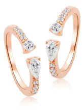 Elegant CZ Toe Rings