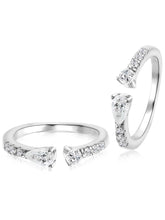 Elegant CZ Toe Rings