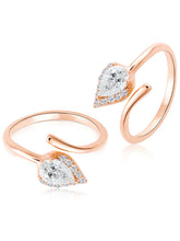 Delicate CZ Toe Rings