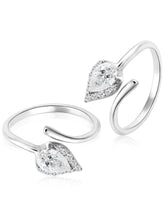 Delicate CZ Toe Rings