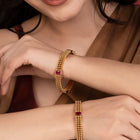 Bold Triple Line Kada Bangle Set