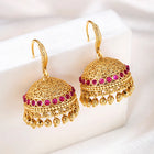 Classic Kundan Look Jhumka Earrings