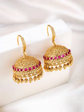 Classic Kundan Look Jhumka Earrings