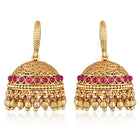 Kundan Look Jhumka Earrings | Traditional & Elegant – Peora