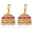 Kundan Look Jhumka Earrings | Traditional & Elegant – Peora