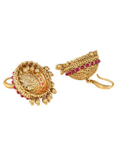 Kundan Look Jhumka Earrings | Traditional & Elegant – Peora