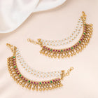 Festive Look Ear Chain Earrings