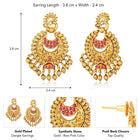 Kundan Danglers Earrings | Elegant Traditional Designs – Peora