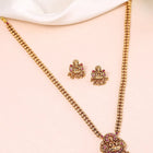Traditional Temple Pendant Necklace Set