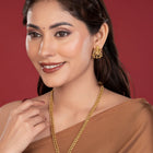 Traditional Temple Pendant Necklace Set