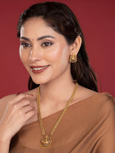 Traditional Temple Pendant Necklace Set