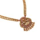 Traditional Temple Pendant Necklace Set