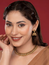 Classic Faux Ruby Studded Necklace Set