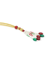 Classic Faux Ruby Studded Necklace Set