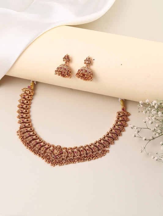 Divine Goddness Motif Necklace Set