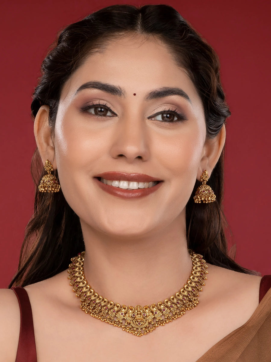 Divine Goddness Motif Necklace Set