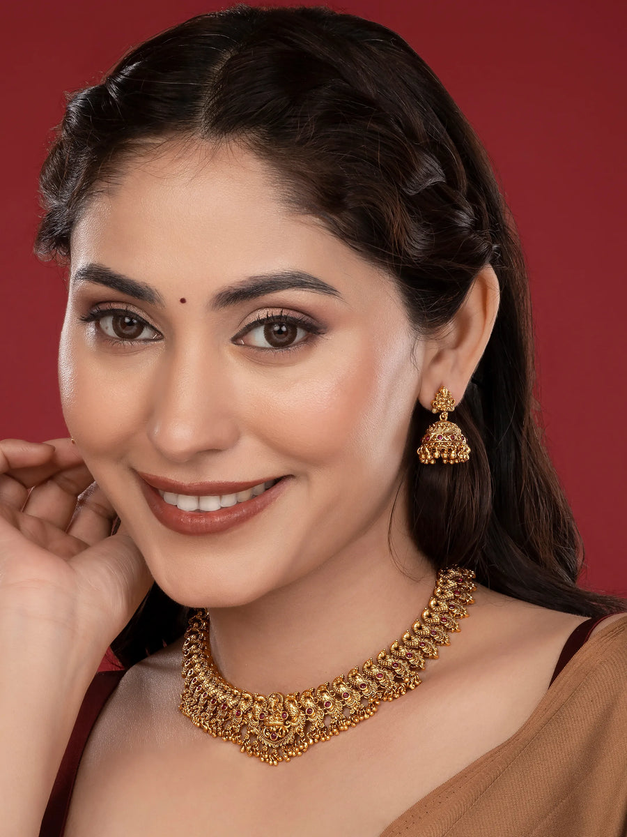 Divine Goddness Motif Necklace Set
